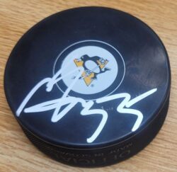 Autographed SERGEI GONCHAR Pittsburgh Penguins Hockey Puck
