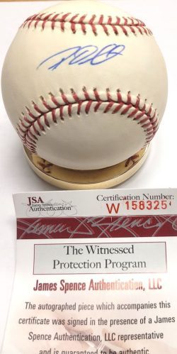 Autographed ROY OSWALT Rawlings Official Major League Baseball with JSA COA