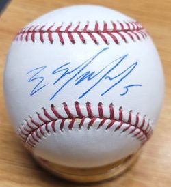 Autographed EDUARDO ESCOBAR Official Major League Baseball
