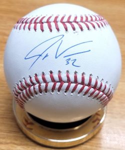 Autographed Jason Vosler Rawlings Official Major League Baseball