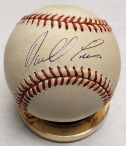 Autographed DARRELL EVANS  Official American League Baseball