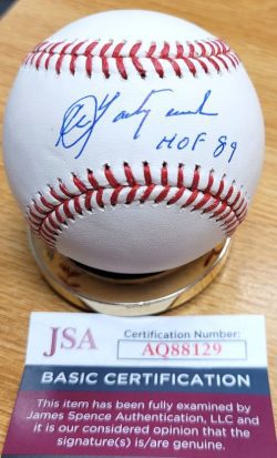 Autographed Carl Yastrzemski "HoF '89" Rawlings Official Major League Baseball JSA