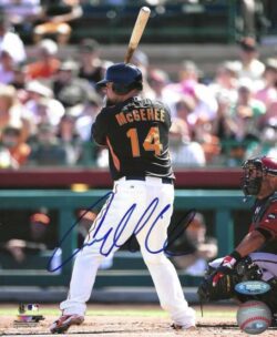 AUTOGRAPHED CASEY MCGEHEE 8x10 San Francisco Giants Photo