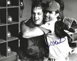 AUTOGRAPHED J.C. MARTIN 8X10 New York Mets photo