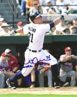 AUTOGRAPHED JAMES MCCANN 8x10 Detroit Tigers Photo