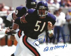 Autographed JIM MORRISSEY 8x10 Chicago Bears Photo