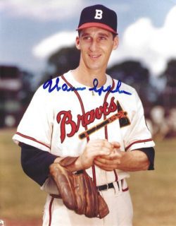 Autographed  WARREN SPAHN 8x10 Boston Braves Photo
