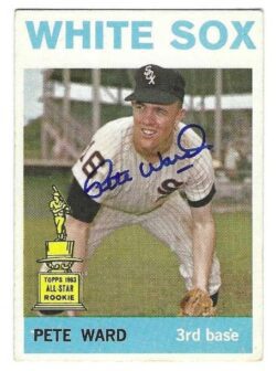 Autographed PETE WARD Chicago White Sox 1964 Topps Card