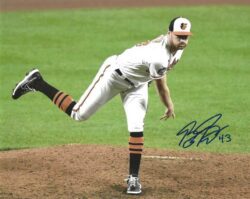 AUTOGRAPHED BRYAN BAKER 8X10 Baltimore Orioles Photo