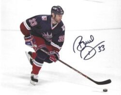 Autographed BRUCE DRIVER 8x10 New York Rangers Photo