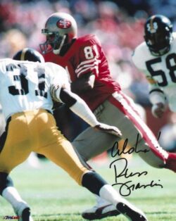 Autographed RUSS FRANCIS 8x10 San Francisco 49ers photo