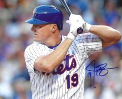 Autographed JAY BRUCE 8X10 New York Mets photo