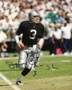 Autographed JEFF GEORGE 8x10 Oakland Raiders photo