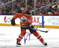 Autographed BRETT KULAK 8X10 Edmonton Oilers Photo