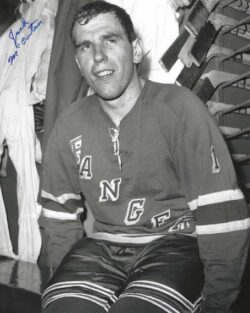Autographed JACK MCCARTAN 8X10 New York Rangers photo
