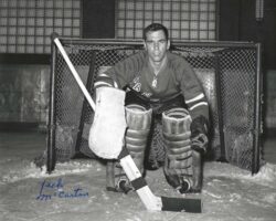 Autographed JACK MCCARTAN 8X10 New York Rangers photo