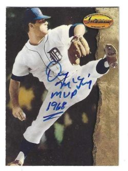 Autographed DENNY MCLAIN  Detroit Tigers 1994 Ted Williams Card Company Card
