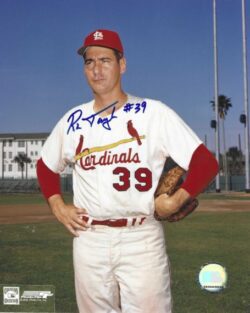 AUTOGRAPHED RON TAYLOR 8x10 St. Louis Cardinals photo