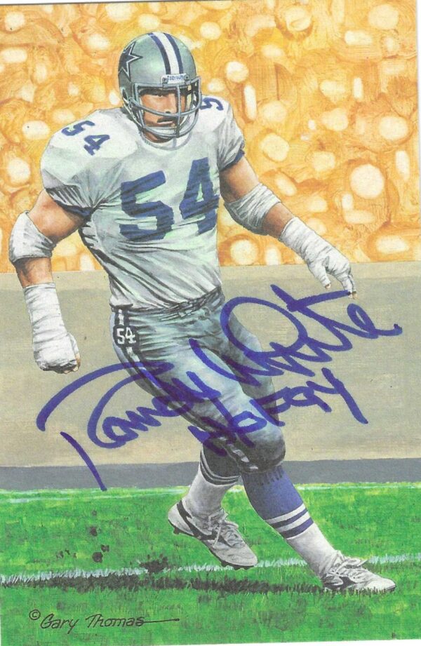 Autographed Randy White Goal Line Art Card