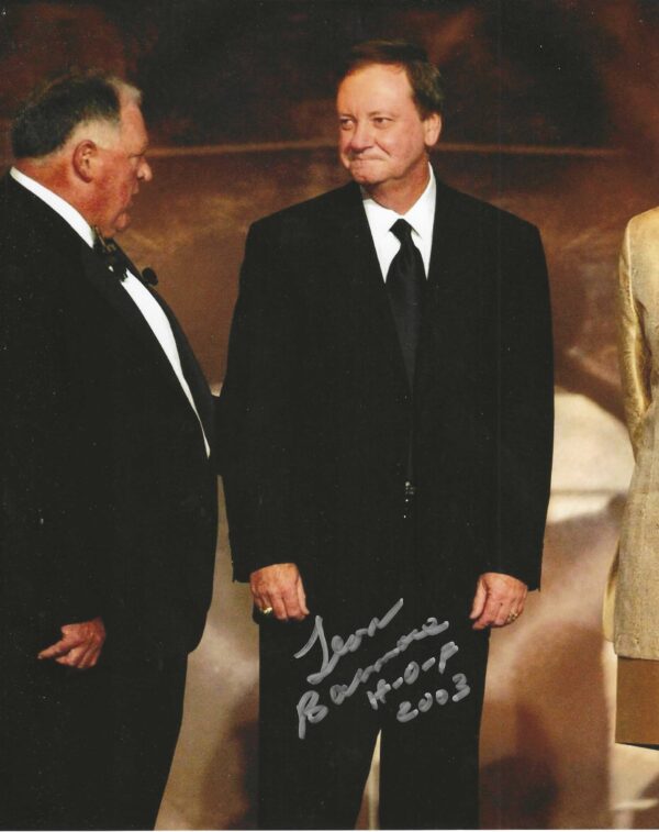 Autographed LEON BARMORE Louisiana Tech Lady Techsters 8X10 HOF photo