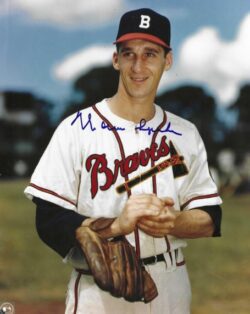 Autographed  WARREN SPAHN 8x10 Boston Braves Photo
