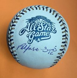 Autographed ALFONSO SORIANO Official 2002 All Star Game Major League Baseball