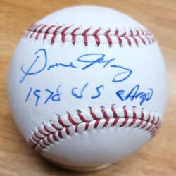 Autographed DAVE MAY "1970 WS Champ" Official Major League Baseball