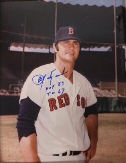 Autographed CARL YASTRZEMSKI "HOF 89, TC 67" Boston Red Sox 11x14  with JSA COA