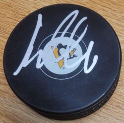 Autographed LARS ELLER Pittsburgh Penguins Hockey Puck