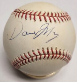 Autographed DAVE MAY Official Major League Baseball