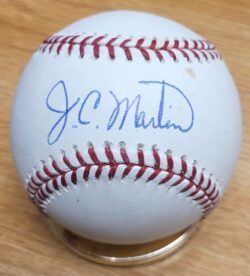 J.C. MARTIN Autographed Official Major League Baseball