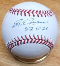 ERIC RASMUSSEN "82 WSC" Autographed Official Major League Baseball