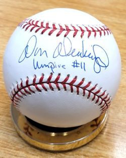 Autographed DON DENKINGER Rawlings Official Major League Baseball
