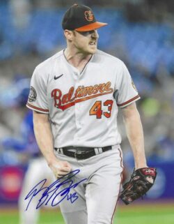AUTOGRAPHED BRYAN BAKER 8X10 Baltimore Orioles Photo