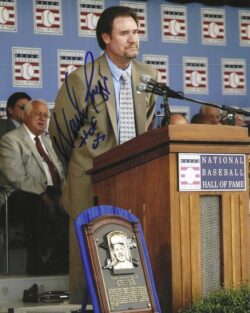 Autographed WADE BOGGS "HOF 05" 8X10 Boston Red Sox photo