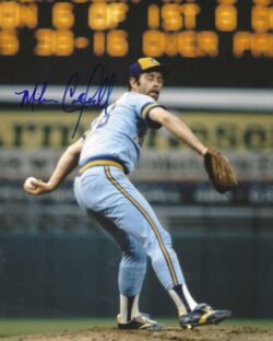 AUTOGRAPHED MIKE CALDWELL 8x10 Milwaukee Brewers Photo