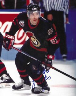 Autographed ALEXANDRE DAIGLE 8X10 Ottawa Senators Photo