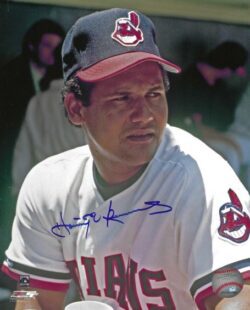 AUTOGRAPHED  DOMINGO RAMOS 8x10 Cleveland Indians Photo