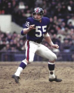 Autographed RALPH HECK 8X10 New York Giants Photo