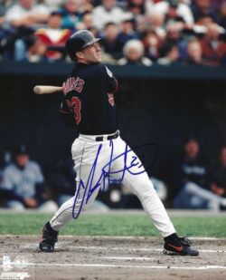 AUTOGRAPHED CHRIS HOILES 8X10 Baltimore Orioles Photo