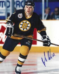 Autographed DMITRI KVARTALNOV 8x10 Boston Bruins Photo