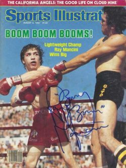 Autographed Ray "Boom Boom" Mancini Sports Illustrated Magazine 8/2/1982