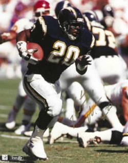 Autographed NATRONE MEANS 8X10 San Diego Chargers Photo