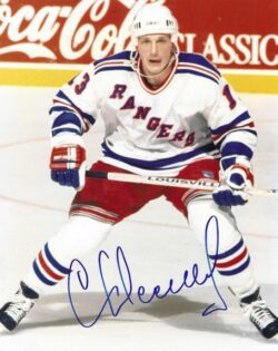 Autographed SERGEI NEMCHINOV 8X10 New York Rangers Photo