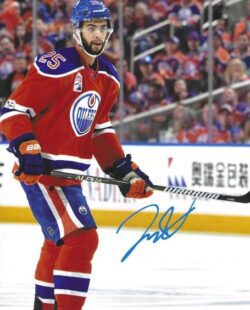 Autographed DARNELL NURSE 8X10 Edmonton Oilers Photo