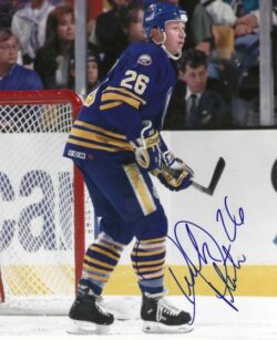 Autographed DEREK PLANTE 8X10 Buffalo Sabres Photo