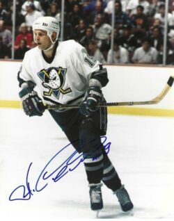 Autographed ANATOLI SEMENOV 8x10 Anaheim Ducks Photo