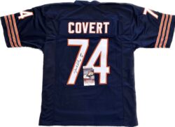 Autographed Jimbo Covert Chicago Custom Jersey - with JSA COA