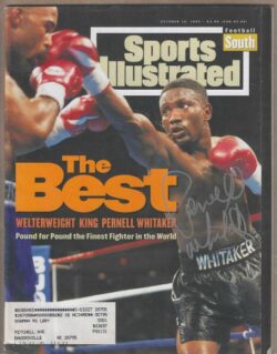 Autographed Pernell Whitaker Sports Illustrated Magazine 10/10/1994