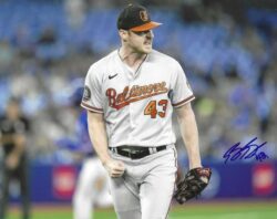 AUTOGRAPHED BRYAN BAKER 8X10 Baltimore Orioles Photo